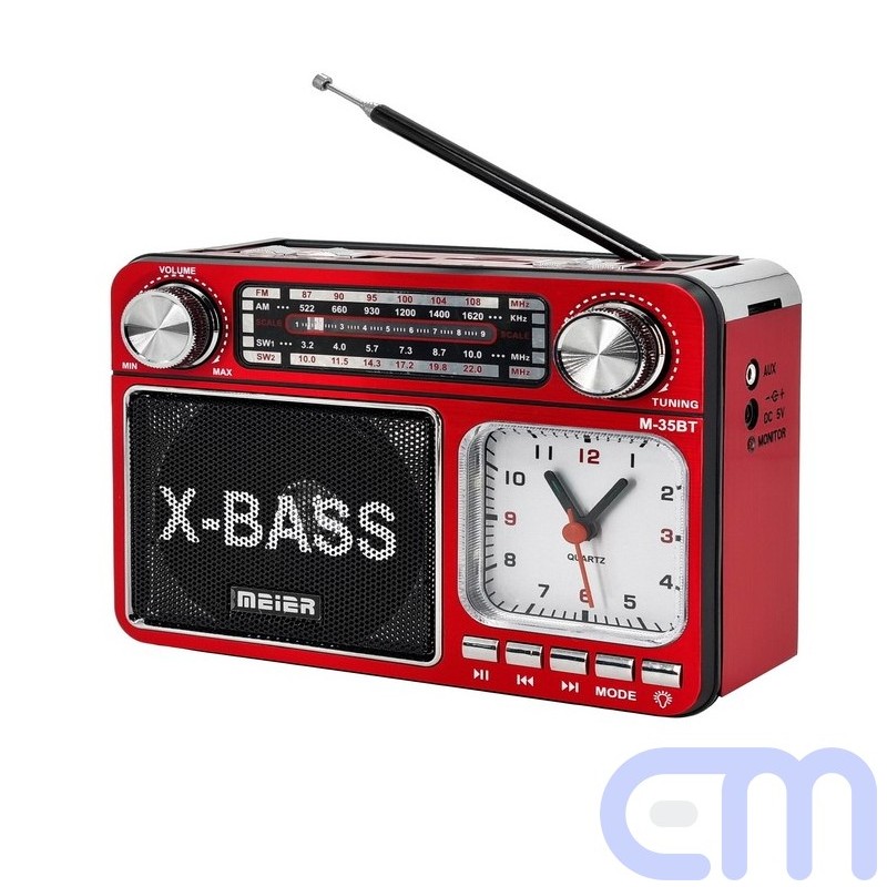Radio Meier M-35 su laikrodžiu