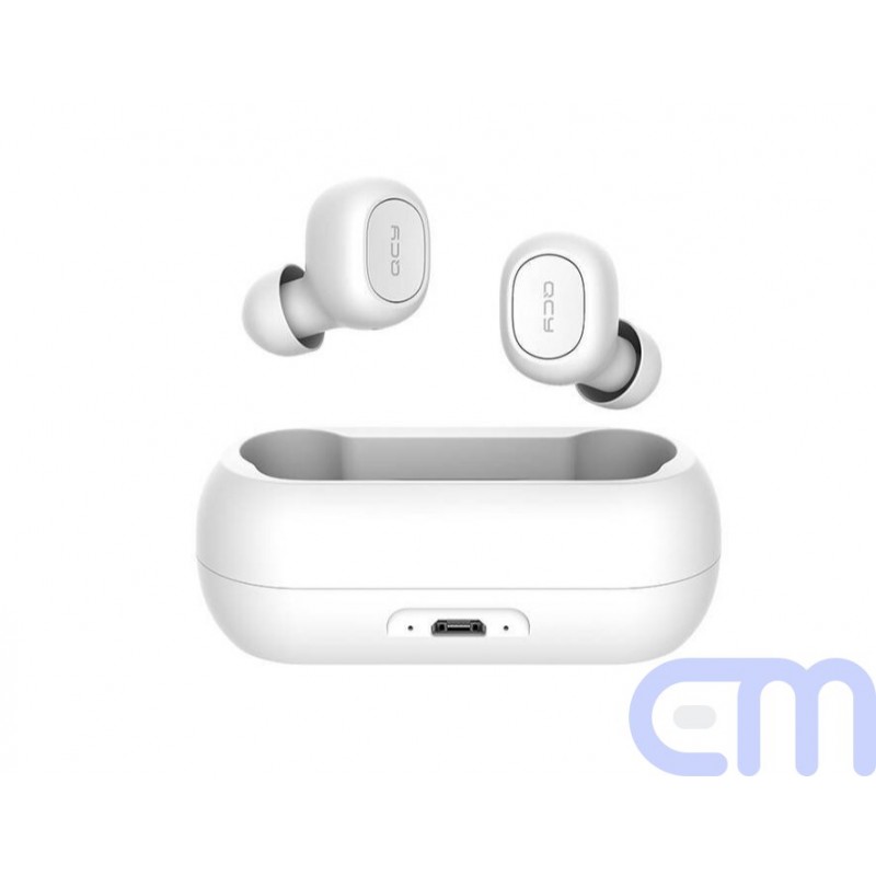 Belaidės ausinės QCY T1C TWS Bluetooth V5.0 White