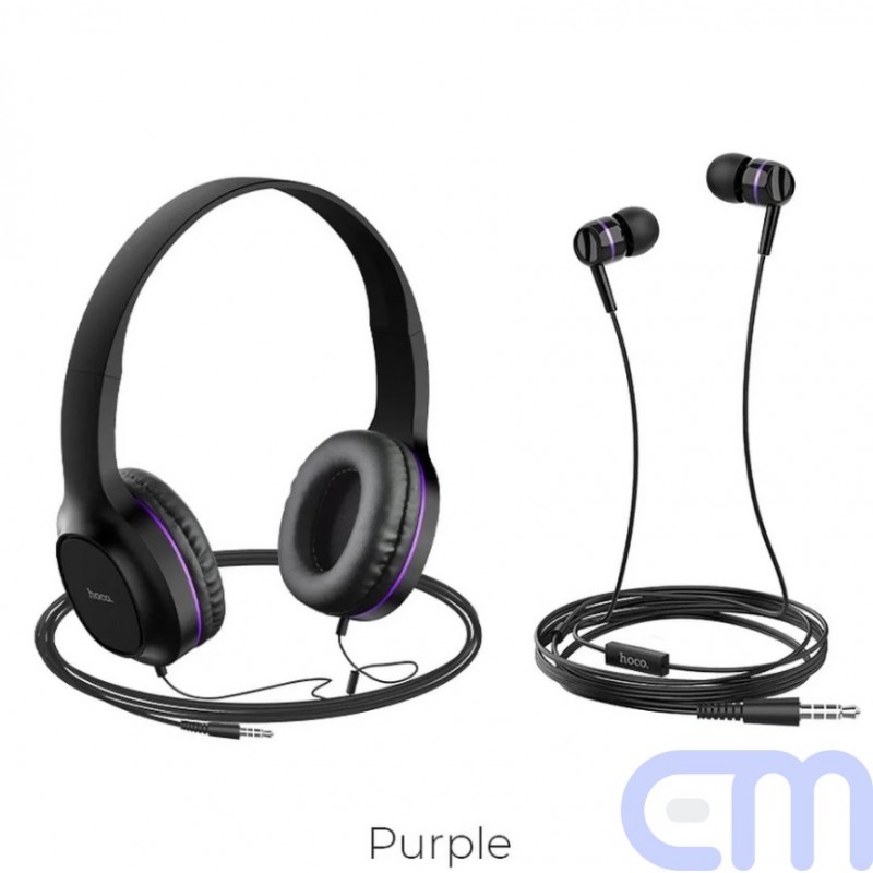 HOCO headphones W24 purple