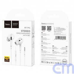 HOCO Headphones 3.5mm with microphone M1 Pro white 1