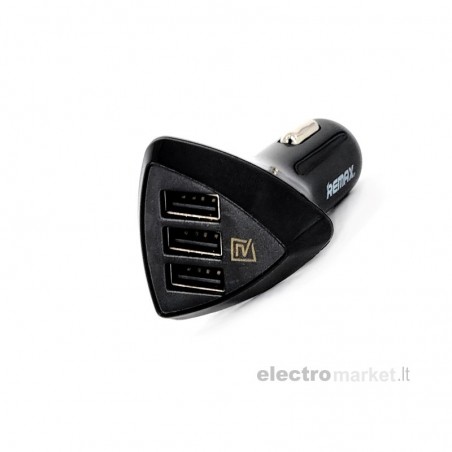 Įkroviklis automobilinis USB Remax Aliens 3x USB|4.2A