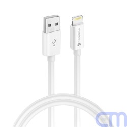FORCELL cable USB A to Lightning 8-pin MFi 2,4A/5V 12W C703 1m white 1